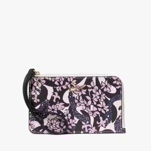 🎁 NWT Kate Spade Snake Garden Small L-Zip Wallet